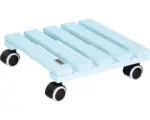 Hornbach Pflanzenroller WagnerSystem 28 x 28 x 8 cm Holz für den Innenbereich blau
