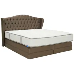 Boxspringbett 180/200 cm in Grau