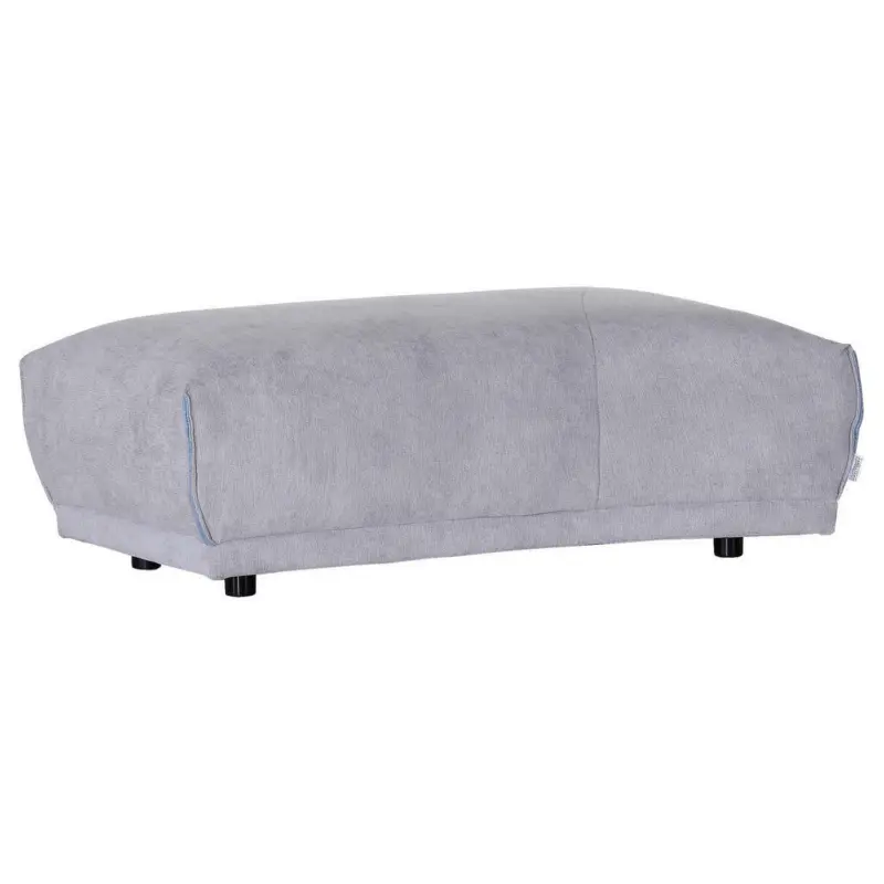 Hocker in Textil Hellgrau