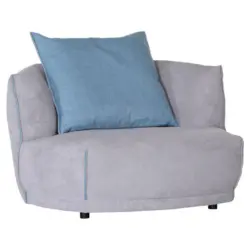 Sessel in Mikrofaser Grau