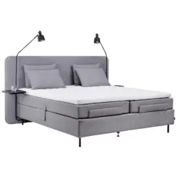 Boxspringbett 180/200 cm in Grau