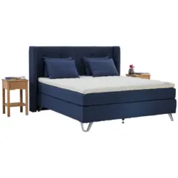 Boxspringbett 180/200 cm in Blau