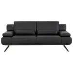 XXXLutz Lauterach - Ihr Möbelhaus bei Bregenz Zweisitzer-Sofa in Echtleder Schwarz