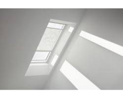 Velux Plissee-Faltstore weiß gemustert manuell FHL F08 1256SWL