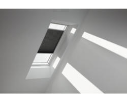 Velux Plissee-Faltstore manuell graphitgrau uni FHL FK04 1274S