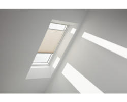 Velux Plissee-Faltstore leinen uni manuell FHL SK10 1275SWL