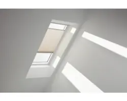 Velux Plissee-Faltstore manuell leinen uni FHL M31 1275S