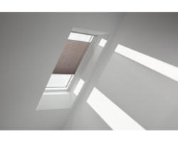 Velux Plissee-Faltstore manuell mocca gepunktet FHL MK08 1276S