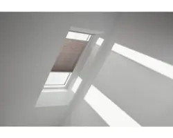 Velux Plissee-Faltstore manuell mocca gepunktet FHL P08 1276S