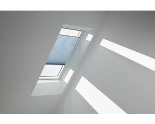 Velux Plissee-Faltstore manuell denim uni FHL CK06 1286S