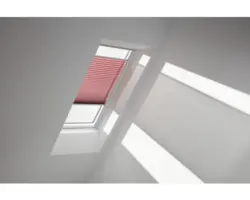 Velux Plissee-Faltstore manuell weinrot uni FHL MK08 1279S
