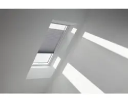 Velux Plissee-Faltstore manuell grau uni FHL P06 1282S