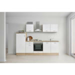 XXXLutz Liezen - Ihr Möbelhaus in Liezen Küchenblock 270 cm in Weiß, Eichefarben