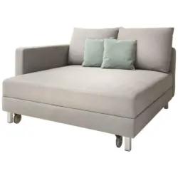 Liege in Flachgewebe Anthrazit