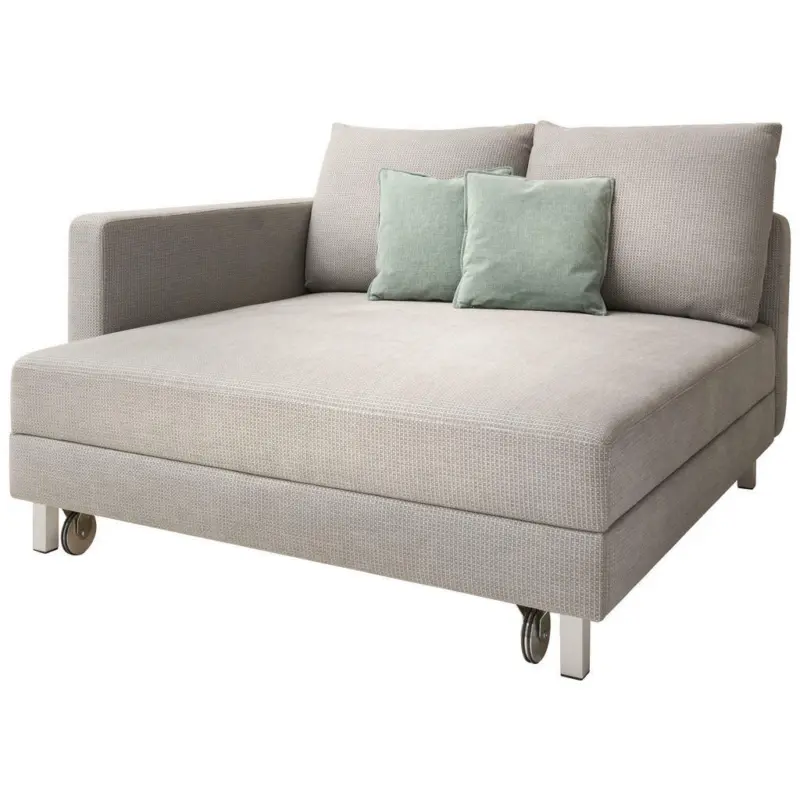 Liege in Flachgewebe Anthrazit