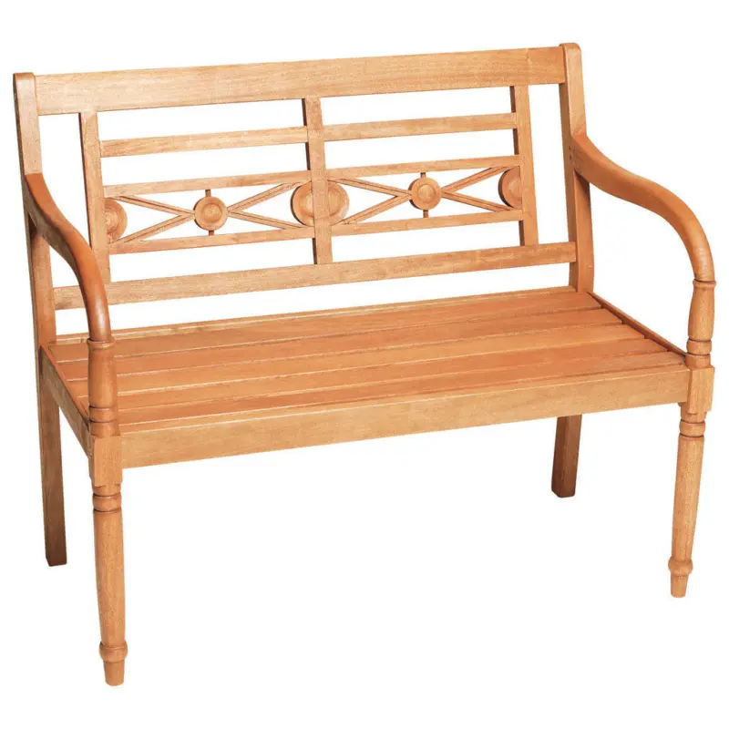 Gartenbank 107/60/90 cm in Naturfarben