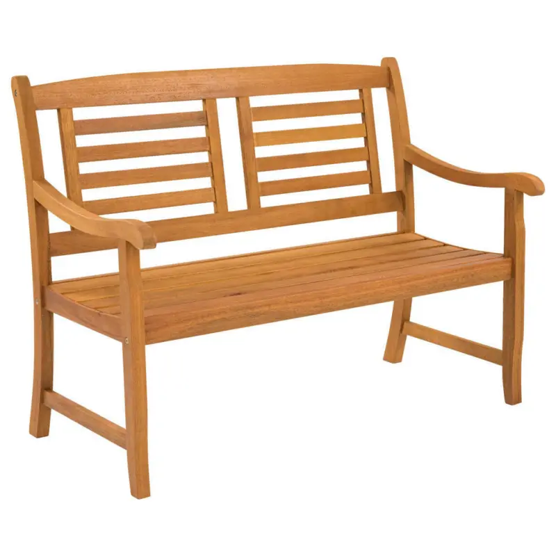 2-Sitzer-Bank in Braun