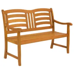 Gartenbank 120/91/65 cm in Hellbraun