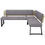 XXXLutz Lauterach - Ihr Möbelhaus bei Bregenz Eckbank 200/160 cm in Grau, Schwarz, Eichefarben