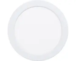LED Einbauleuchte Eglo FUEVA 5 10,5 W 3000 K 1-flammig Ø 166 mm weiß IP 44 1 Stück