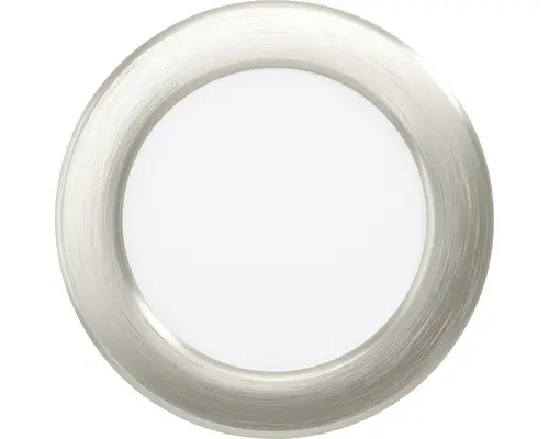 LED Einbauleuchte Eglo FUEVA 5 5,5 W 3000 K 1-flammig Ø 117 mm nickel-matt IP 20 1 Stück