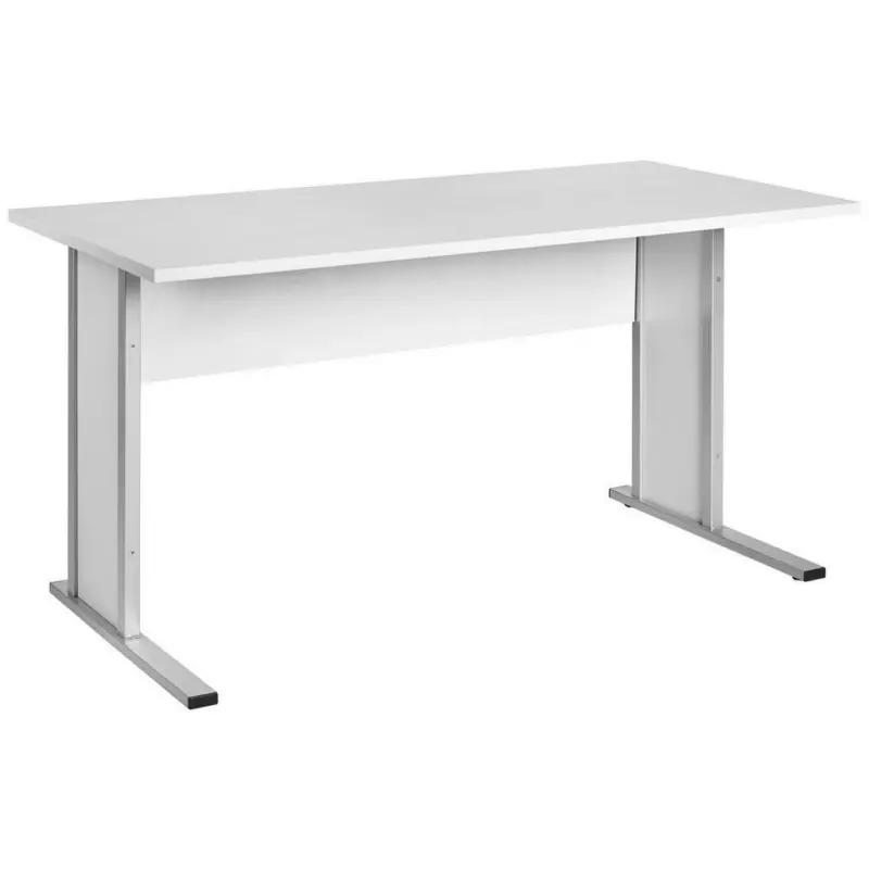 Schreibtisch 140/65/72,2 cm in Hellgrau