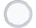 Hornbach LED Einbauleuchte Eglo FUEVA 5 10,5 W 3000 K 1-flammig Ø 166 mm chrom IP 44 1 Stück