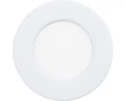 LED Einbauspot FUEVA 5 2,7 W 300 lm 3000 K warmweiß Ø86 mm IP44 weiß