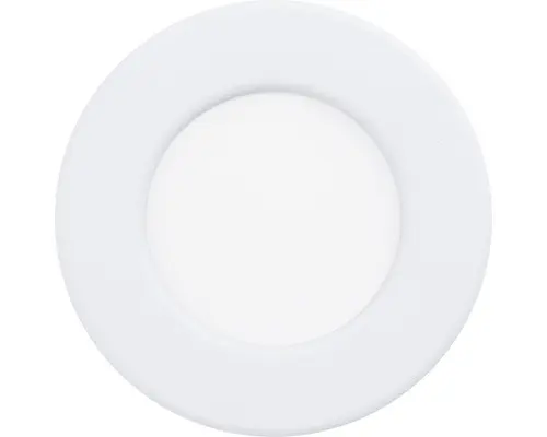 LED Einbauspot FUEVA 5 2,7 W 300 lm 3000 K warmweiß Ø86 mm IP44 weiß