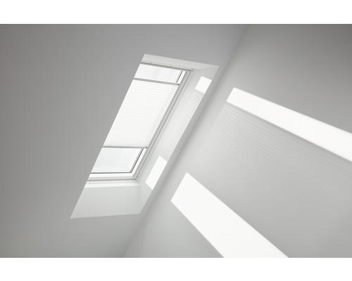 Velux Plissee-Faltstore manuell weiß uni FHL UK10 1016SWL