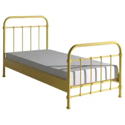 Kinder-/Juniorbett 90/200 cm in Gelb