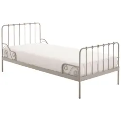 Kinder-/Juniorbett 90/200 cm in Grau