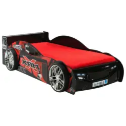 Autobett 90/200 cm in Schwarz