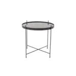 XXXLutz Lauterach - Ihr M&ouml;belhaus bei Bregenz Beistelltisch in Metall, Glas 38/38/43 cm