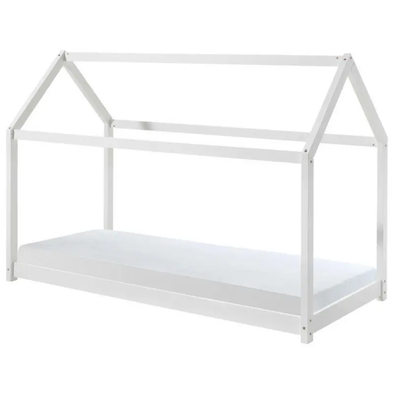 Hausbett 90/200 cm in Weiß