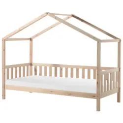 Hausbett 90/200 cm in Naturfarben