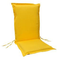 Sesselauflagenset in Gelb