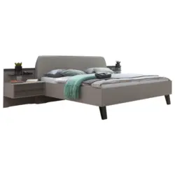 Bettanlage 180/200 cm in Braun, Grau