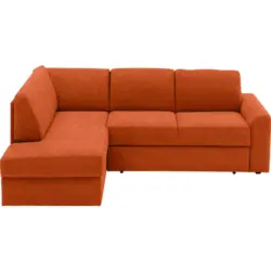 Ecksofa in Braun