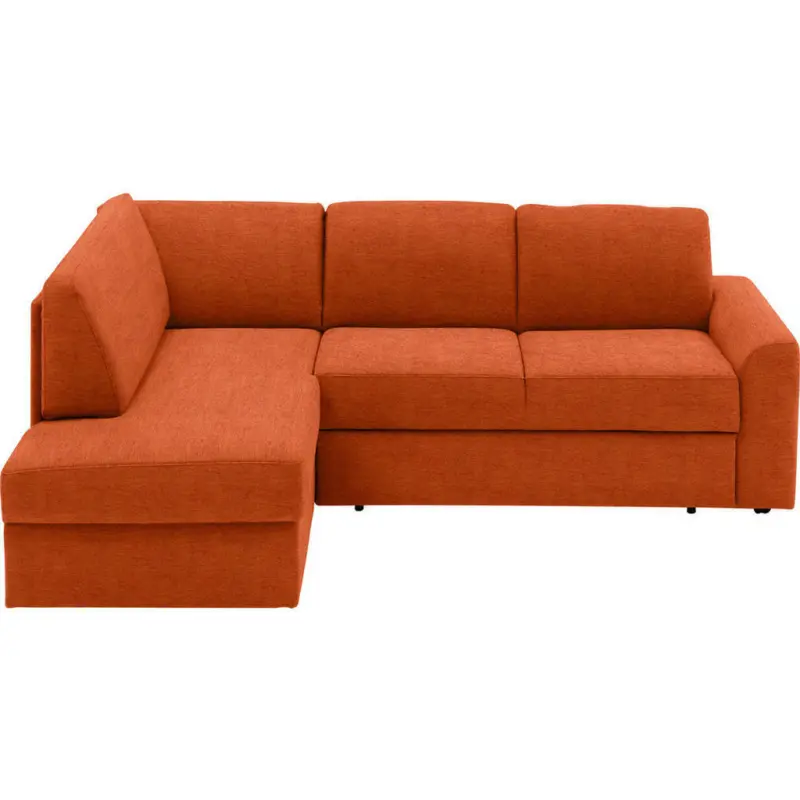 Ecksofa in Braun