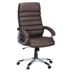 Chefsessel in Lederlook Braun