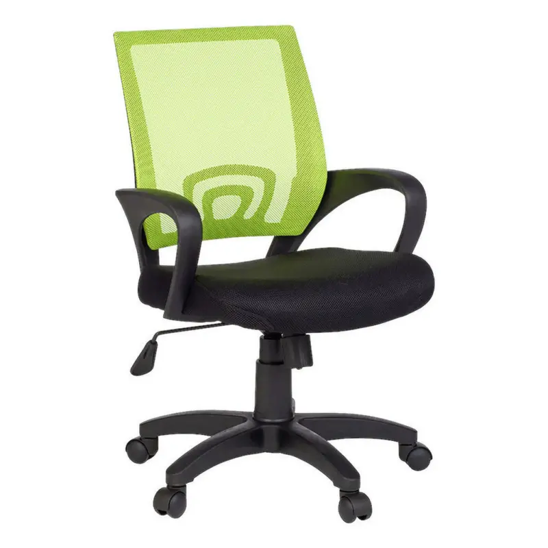 Jugenddrehstuhl in Netzbespannung, Webstoff Limette