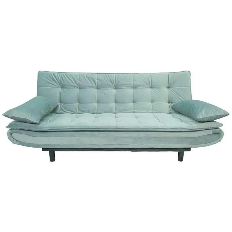 Schlafsofa in Mikrofaser Mintgrün