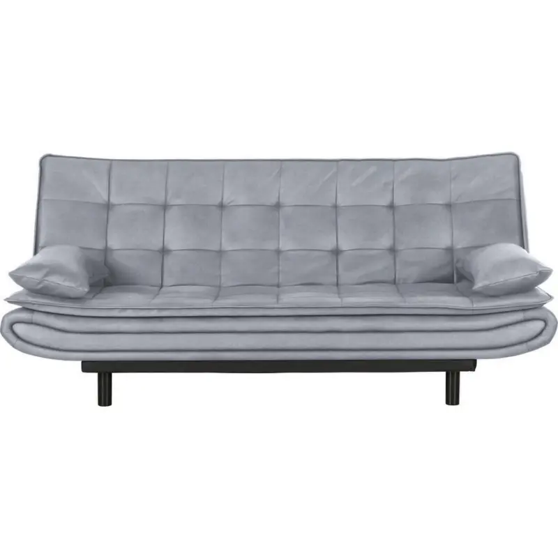 Schlafsofa in Mikrofaser Hellblau