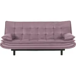 Schlafsofa in Mikrofaser Rosa