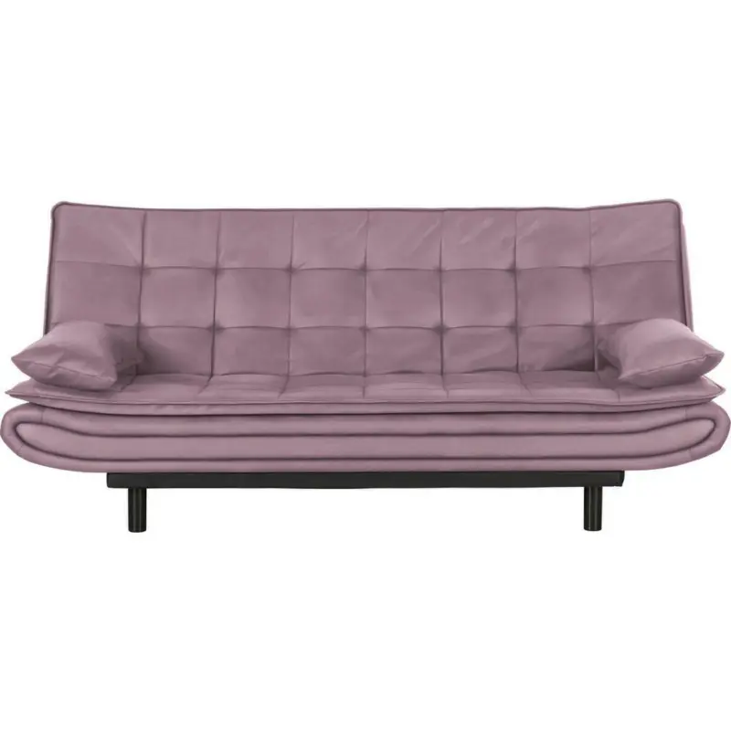 Schlafsofa in Mikrofaser Rosa