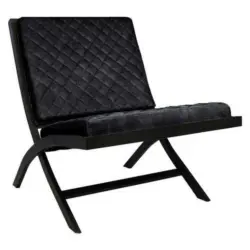 Designsessel in Samt Anthrazit