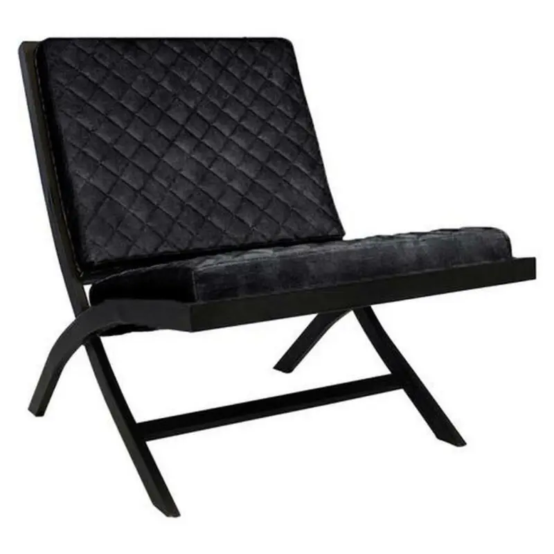 Designsessel in Samt Anthrazit