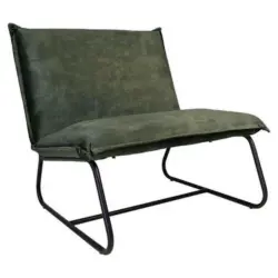 Sessel in Samt Grün