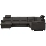 XXXLutz Lauterach - Ihr M&ouml;belhaus bei Bregenz Wohnlandschaft in Mikrofaser Grau